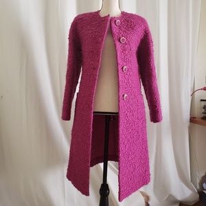 Bottega Veneta Wool Silk Tweed Coat